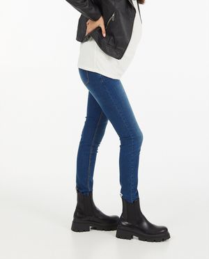 Jeans - Jeans slim fit bleu Mamalicious