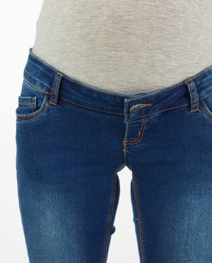 Jeans - Jeans slim fit bleu Mamalicious
