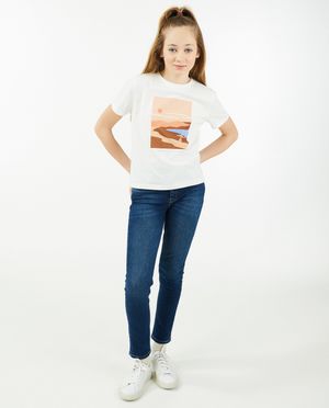 Post-consumer denim skinny I AM - blauw - I AM