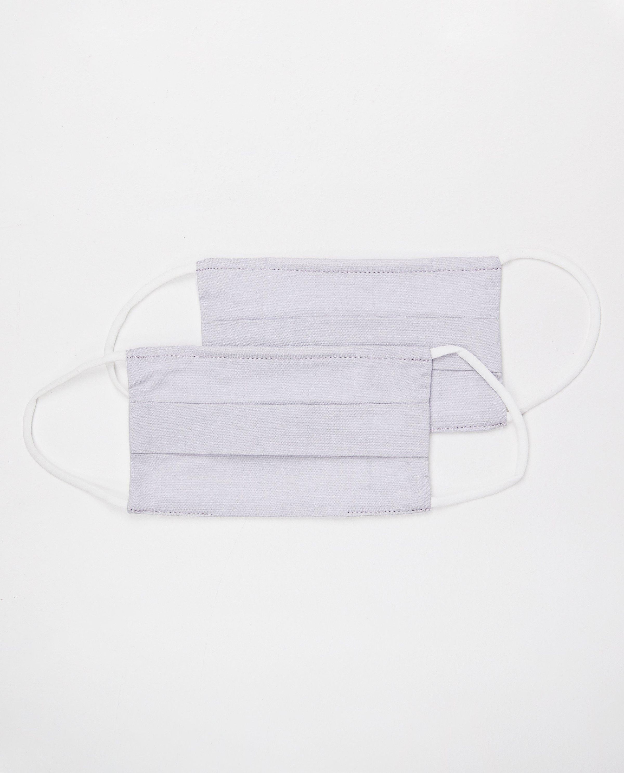 2 masques gris clair - unisexe - ensemble de 2 - JBC