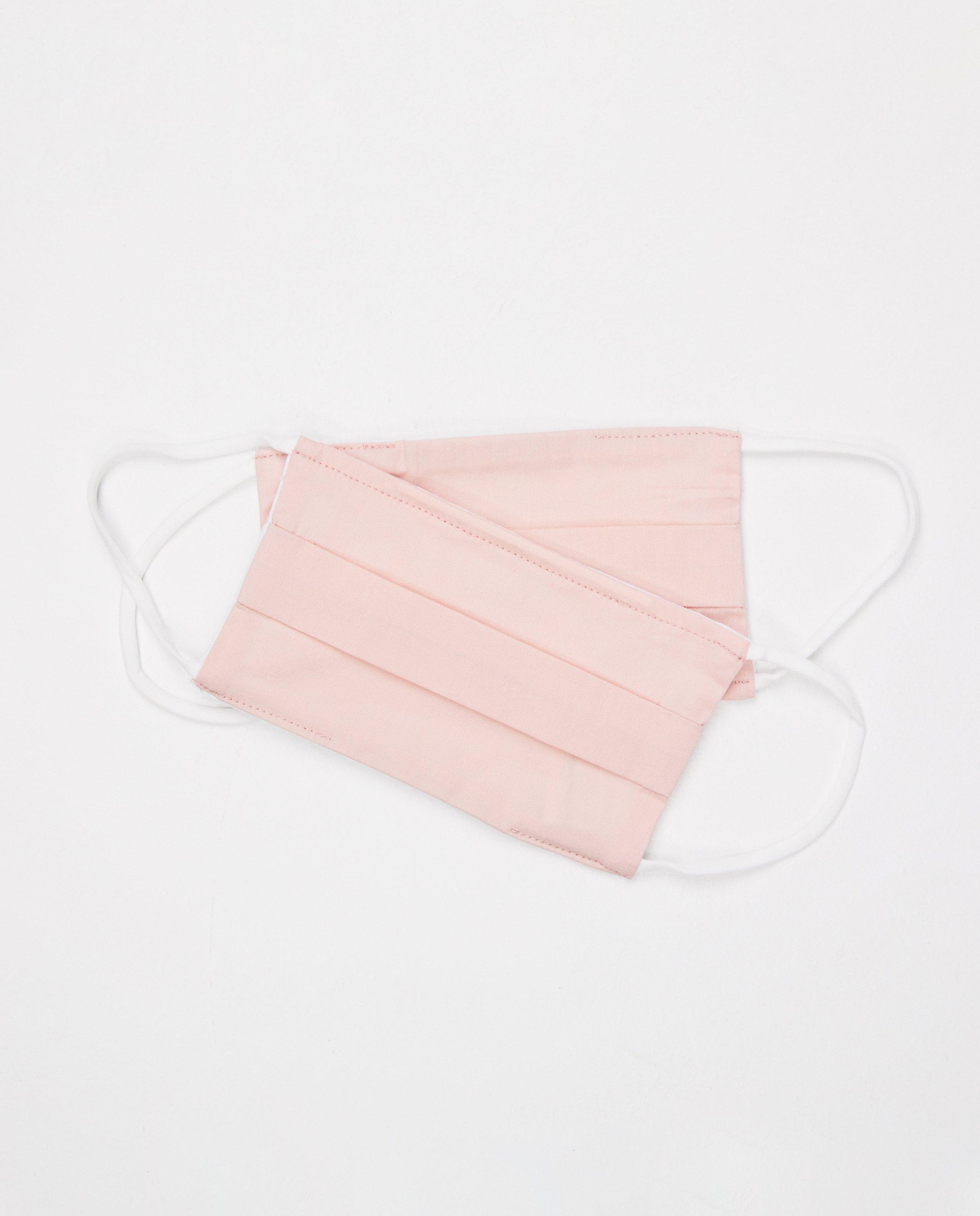 2 masques rose p&acirc;le - unisexe - ensemble de 2 - JBC
