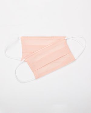 2 zalmroze mondmaskers - unisex - set van 2 - JBC