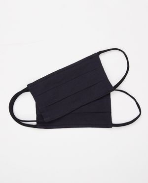2 zwarte mondmaskers - unisex - JBC