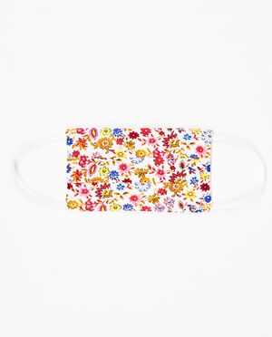 Set van 2 mondmaskers - unisex - met bloemenprint - JBC