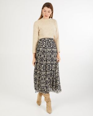 Beige trui Pieces - van fijne brei - Pieces