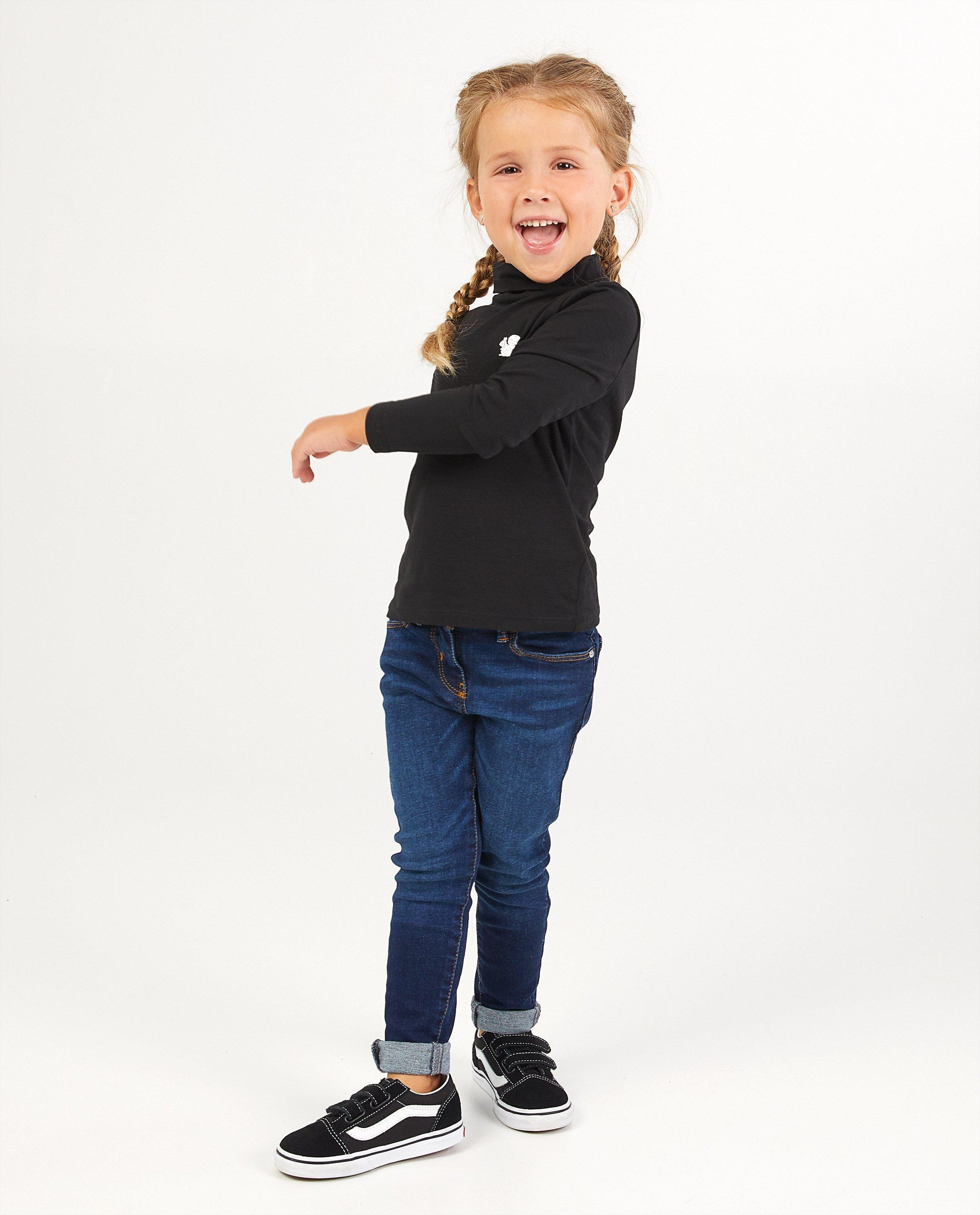 Skinny bleu fonc&eacute; Marie, 2-7 ans - JBC