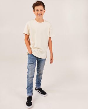 Jeans slim Simon BESTies, 7-14 ans - bleu - JBC