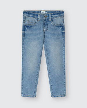 Jeans - Blauwe jeans, slim fit
