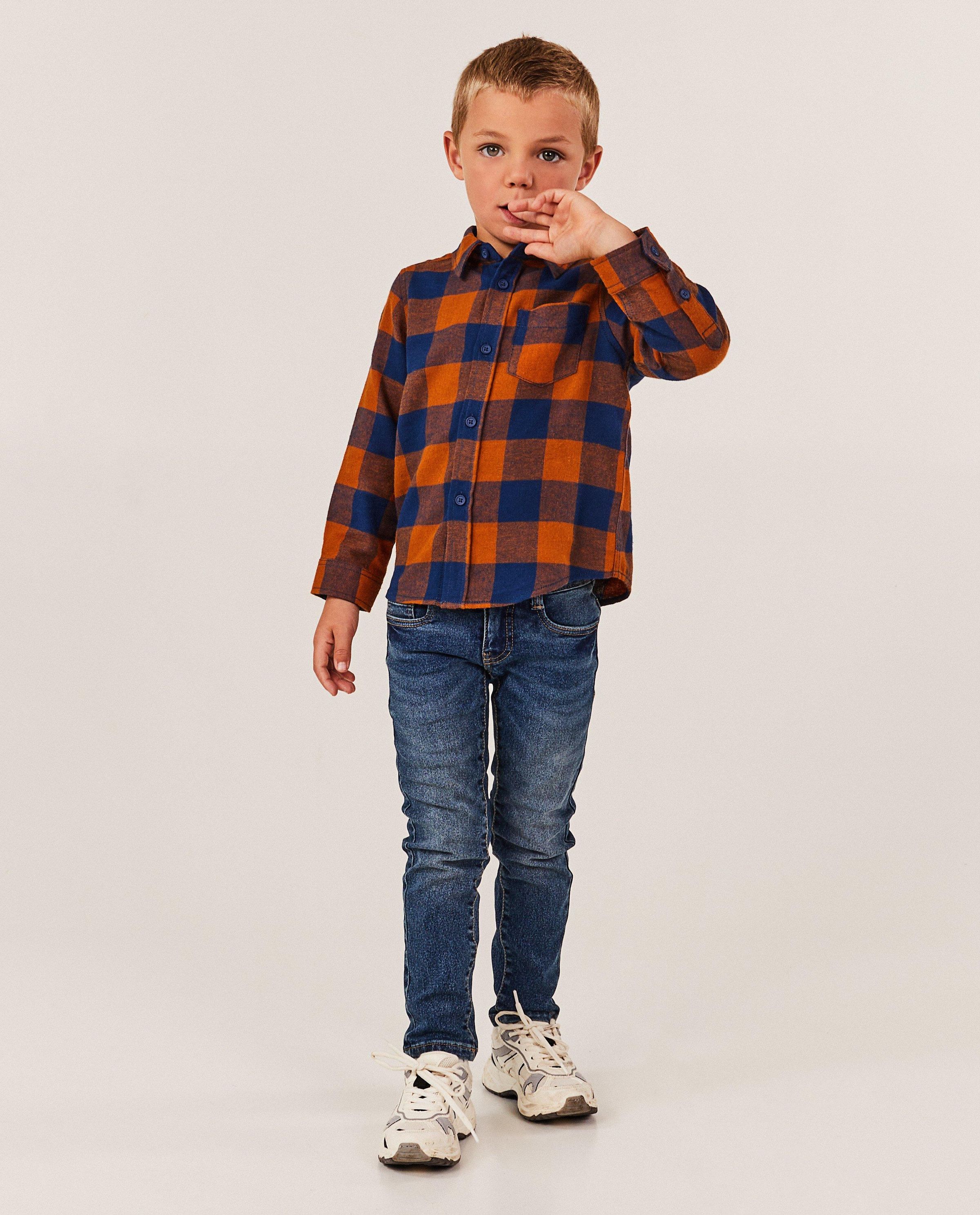 Blauwe jeans, slim fit - in blauw - JBC