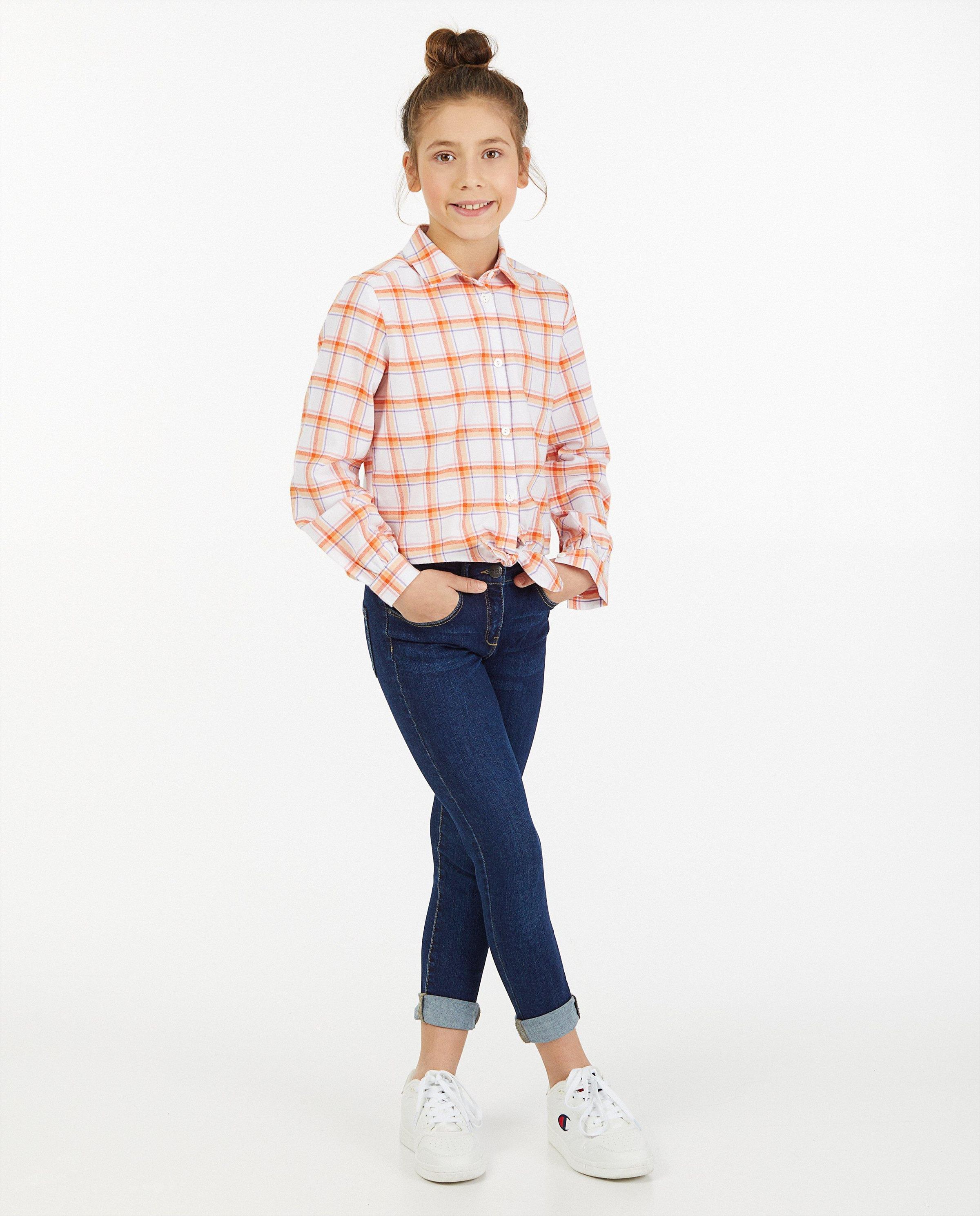 Lichtblauwe jeans, skinny fit - stretch - JBC