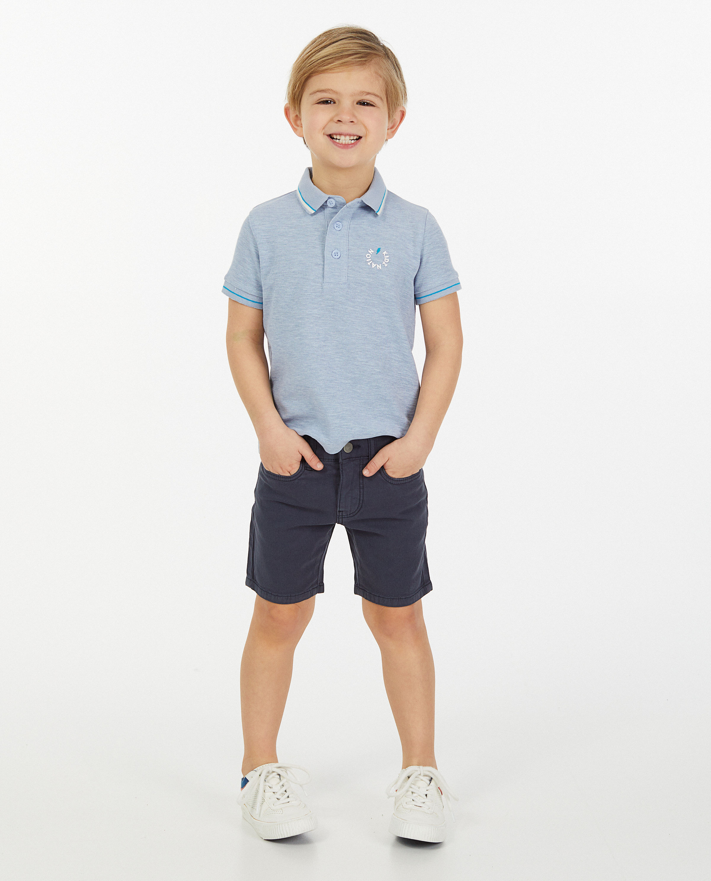 Groene bermuda BESTies - stretch - Besties