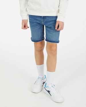 Shorts - Bermuda en sweat denim Simon, 7-14 ans