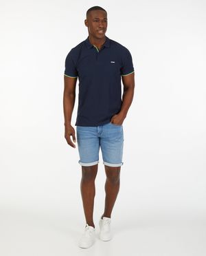 Sweat denim bermuda in lichtblauw - met stretch - JBC