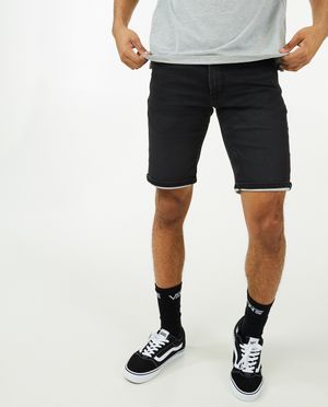 Shorten - Sweat denim bermuda in blauw