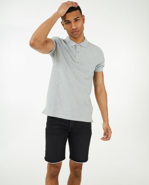 Shorten - Sweat denim bermuda in blauw
