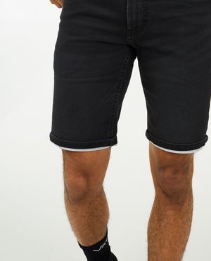 Shorten - Sweat denim bermuda in blauw