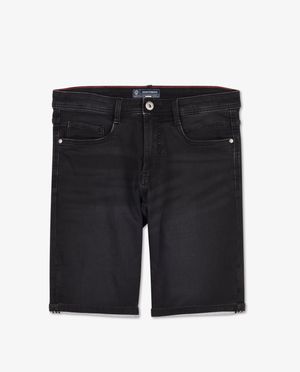 Shorten - Sweat denim bermuda in blauw