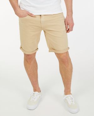Shorts - Short beige, coupe slim