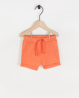 Short en coton bio - avec des jambes repli&eacute;es - Cuddles and Smiles