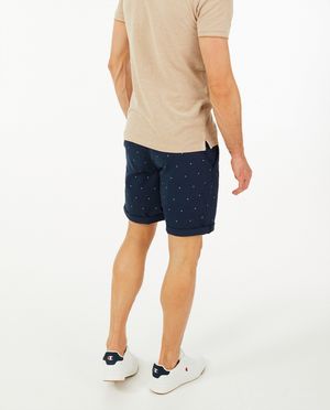 Shorts - Bermuda en coton &agrave; imprim&eacute;