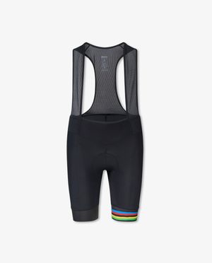 Zwarte bib short voor dames Santini - Kom op tegen Kanker - Kom op tegen Kanker