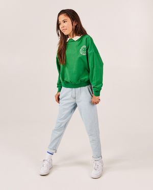 Jeans - Blauwe jeans, mom fit