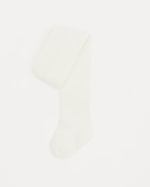 Witte babykousenbroek - stretch - JBC