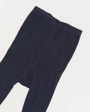 Chaussettes - Collant noir &agrave; paillettes