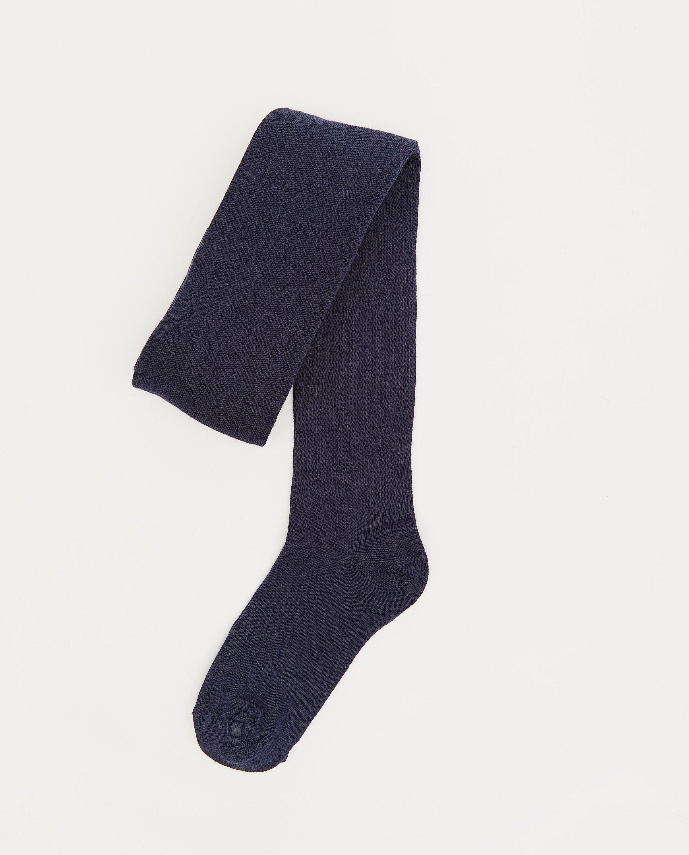 Collant bleu fonc&eacute; - avec du stretch - JBC