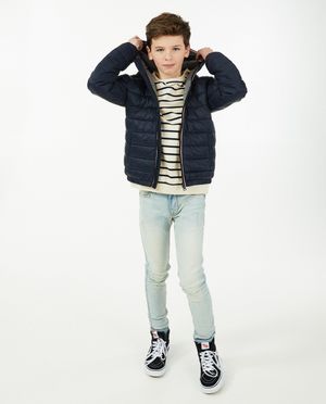 Doorgestikte jas, 7-14 jaar - Fish & Chips