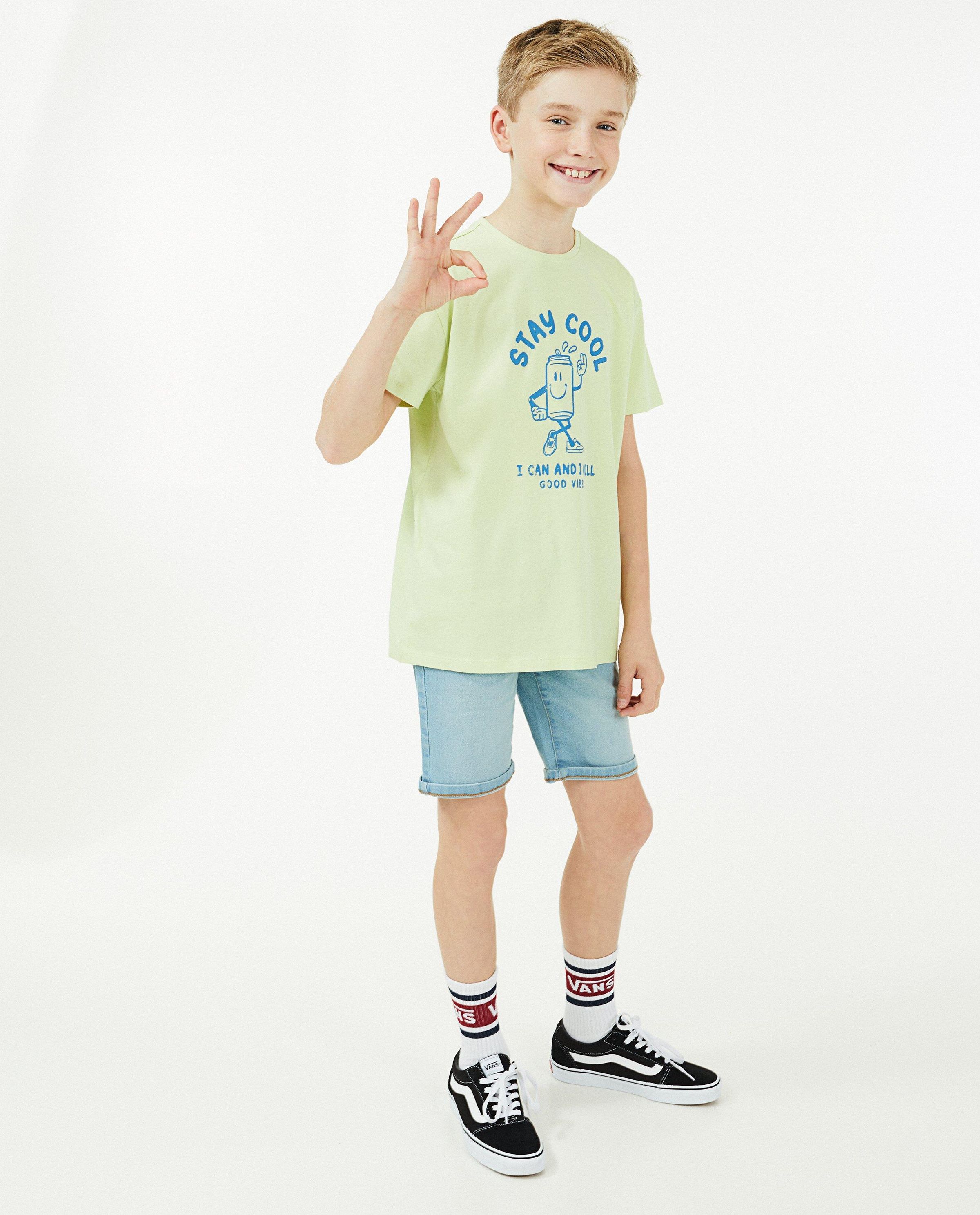 Lichtblauwe jeansshort BESTies - Besties