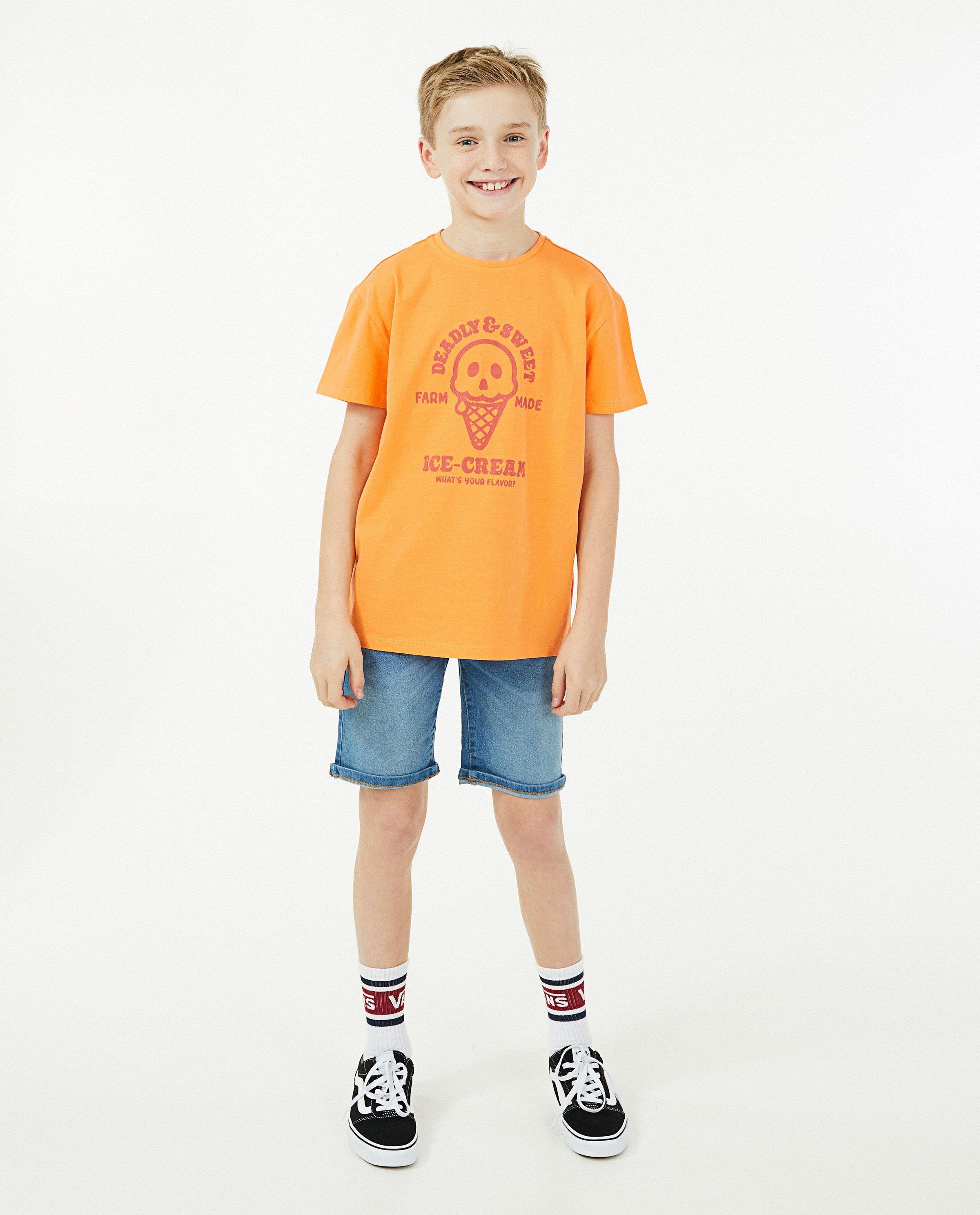 Grijze jeansshort BESTies - Besties