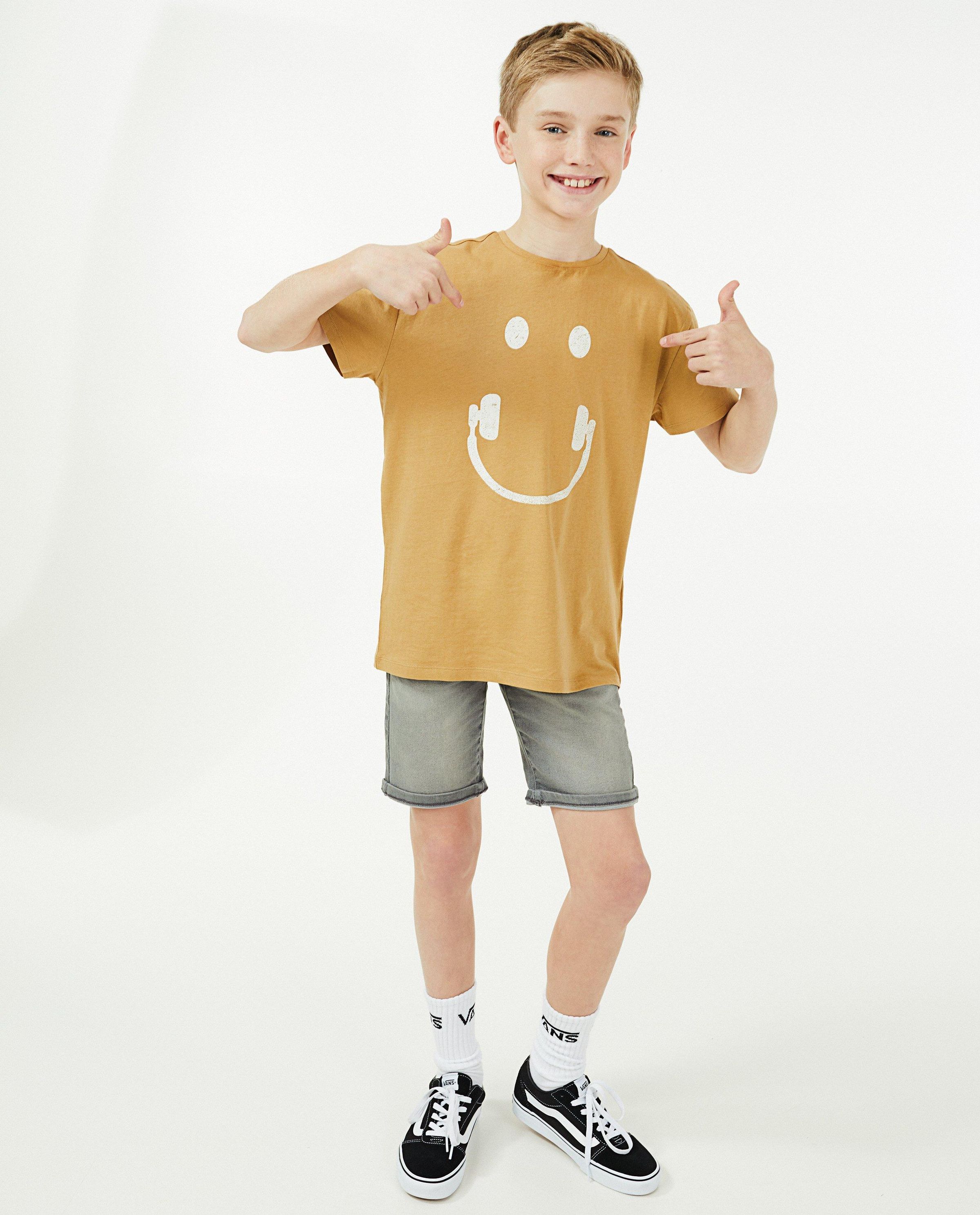 Grijze jeansshort BESTies - Besties