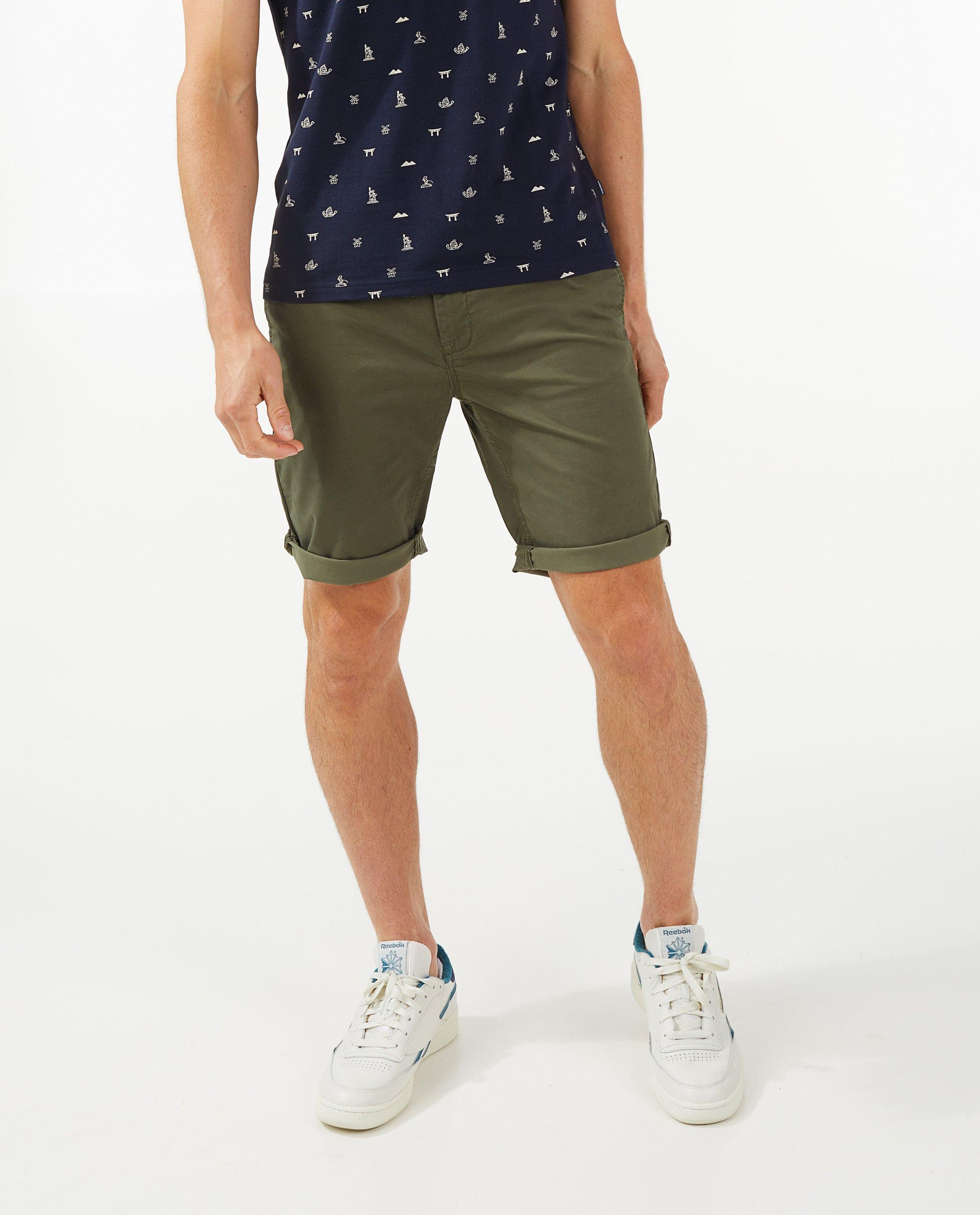 Beige short regular fit - Quarterback