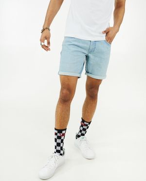 Shorten - Donkerblauwe jeansshort Jeff