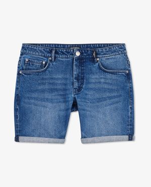 Shorten - Donkerblauwe jeansshort Jeff