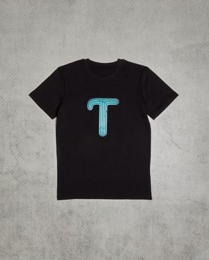 T-shirts - T-shirt noir unisexe pour enfants De Mol, Studio Unique