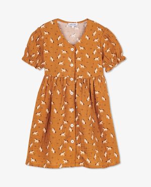 Robes - Robe &agrave; imprim&eacute; &agrave; chevaux