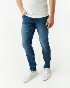 Jeans - Grijze sweat denim, skinny fit