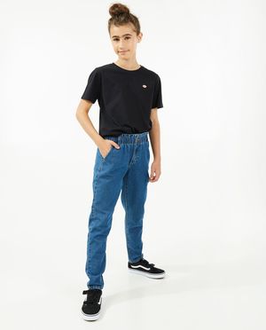 Blauwe jeans, mom fit - Fish & Chips