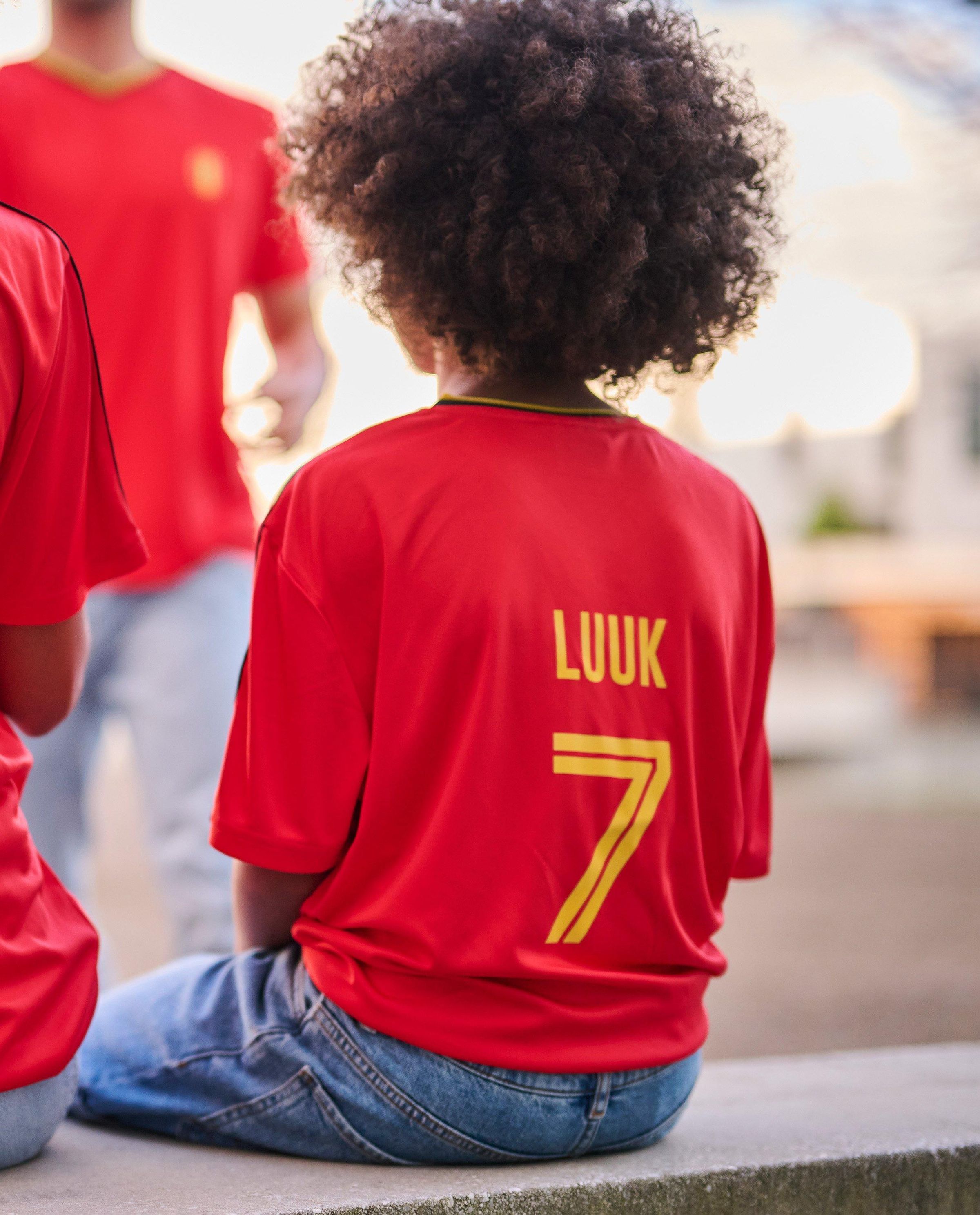 Personaliseerbaar voetbalshirt, kinderen - JBC