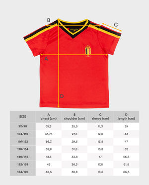 T-shirts - Personaliseerbaar voetbalshirt, kinderen