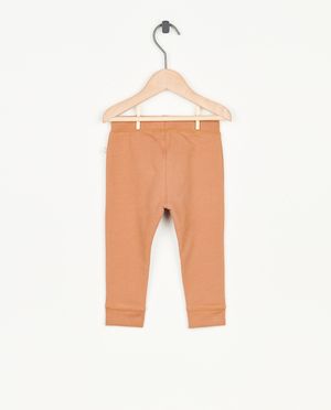 Broeken - Bruine jogger van biokatoen