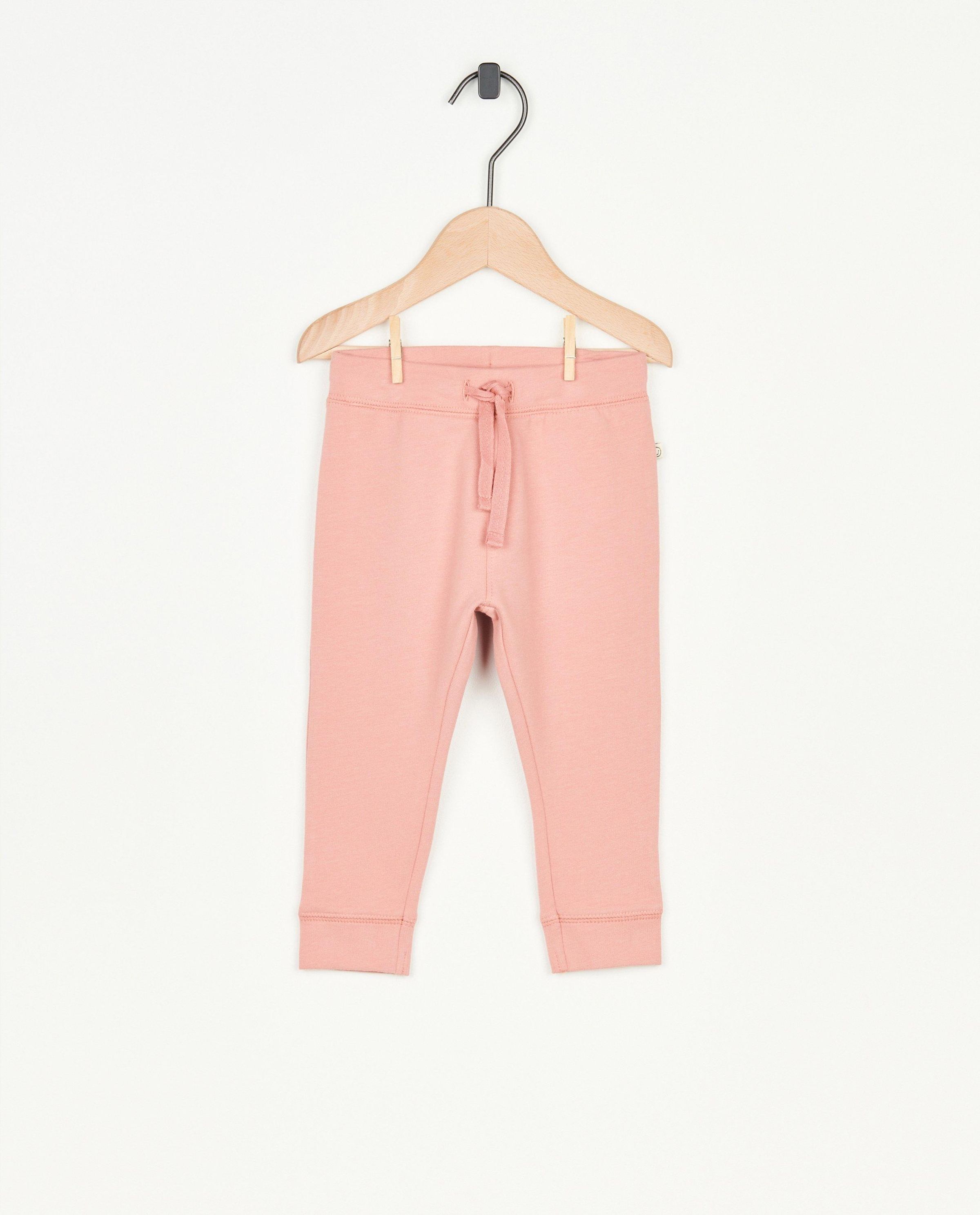 Jogger brun en coton bio - Cuddles and Smiles