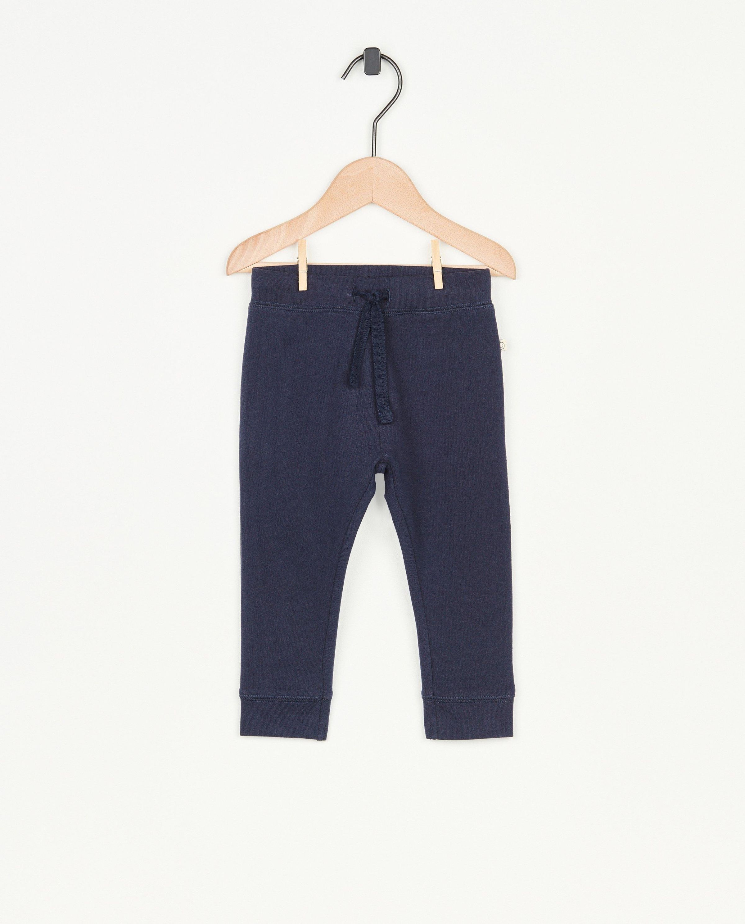 Bruine jogger van biokatoen - Cuddles and Smiles