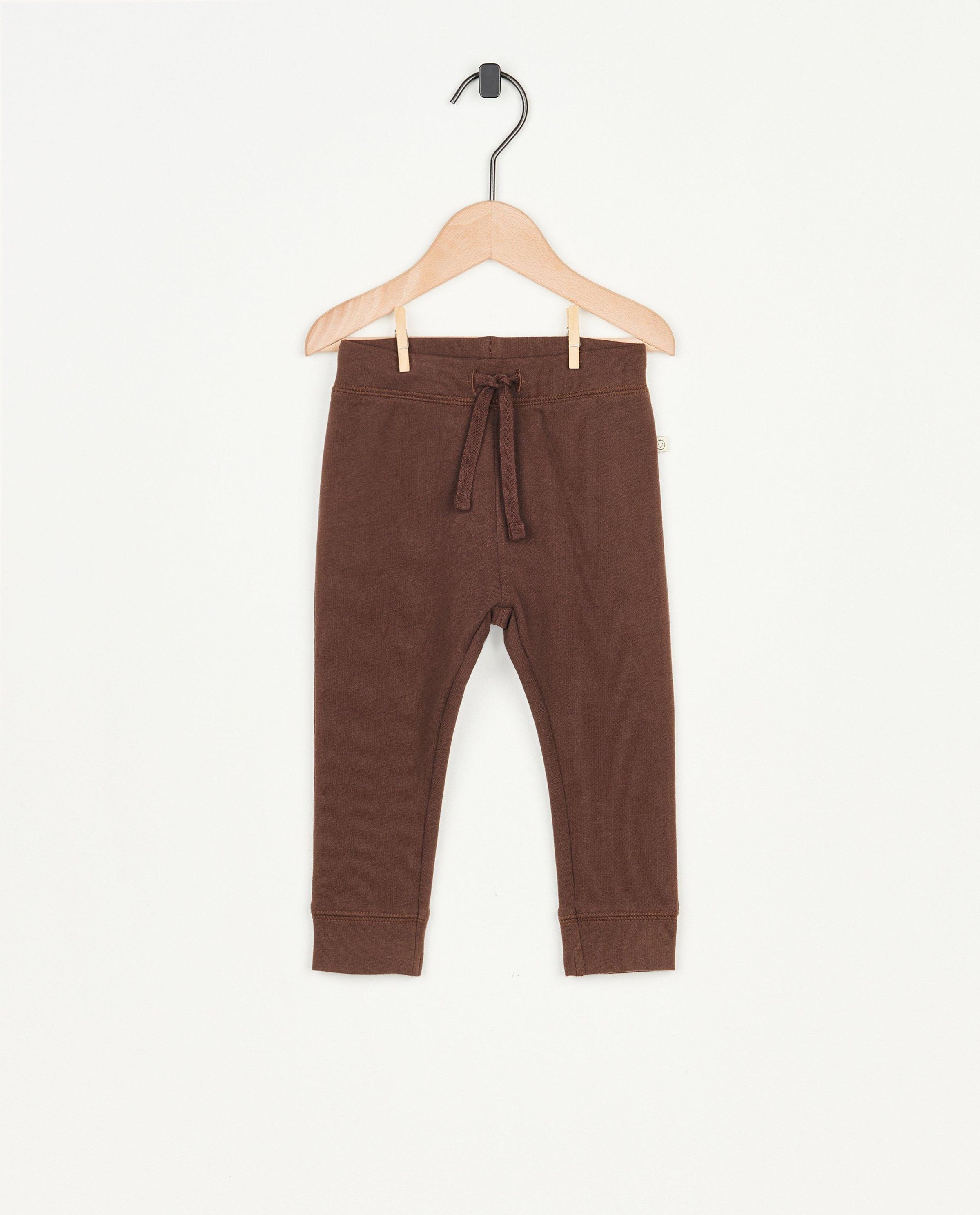 Beige joggingbroek van biokatoen - Cuddles and Smiles
