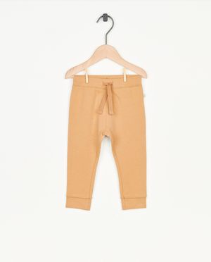 Jogger beige en coton bio - Cuddles and Smiles