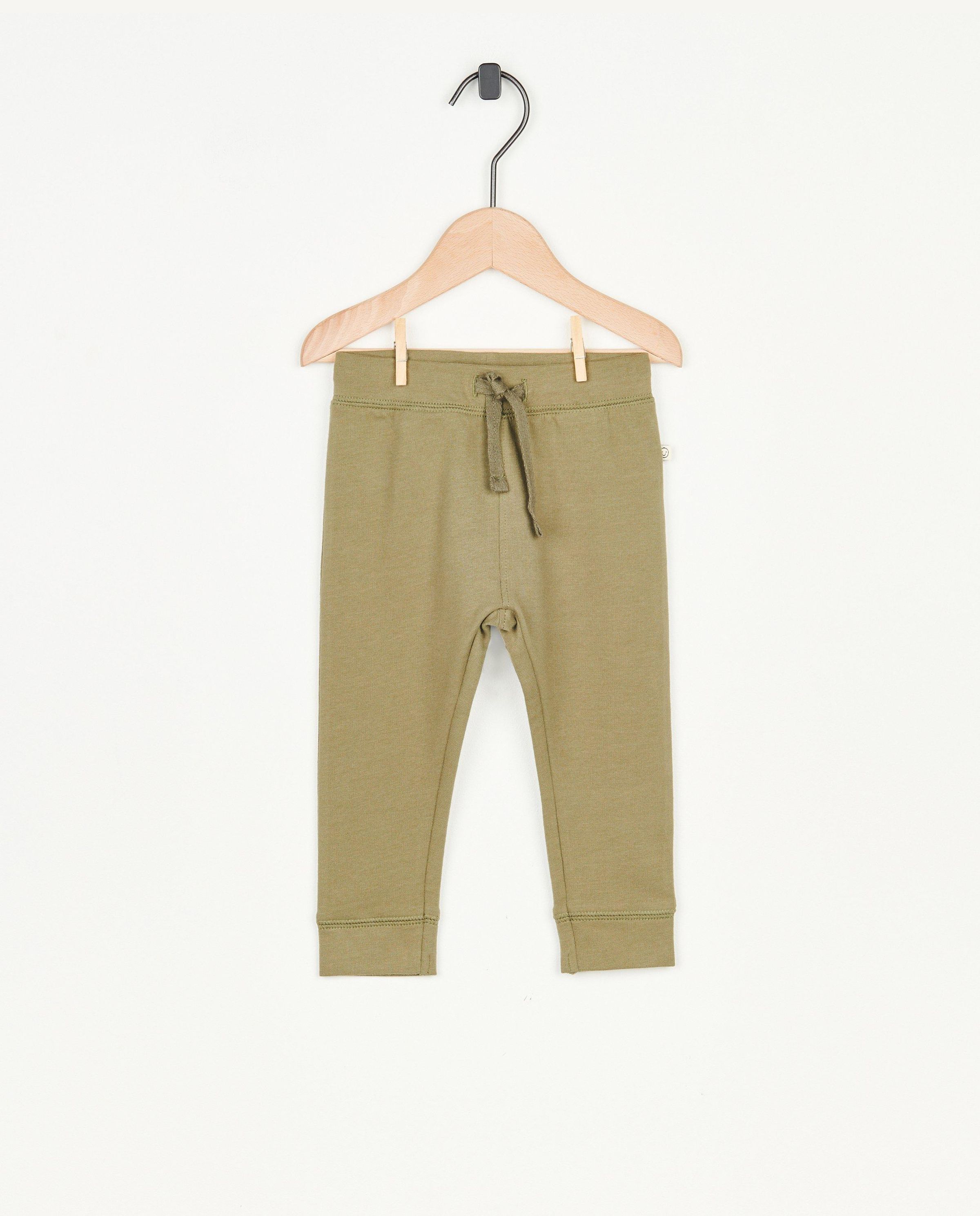 Jogger bleu en coton bio - Cuddles and Smiles