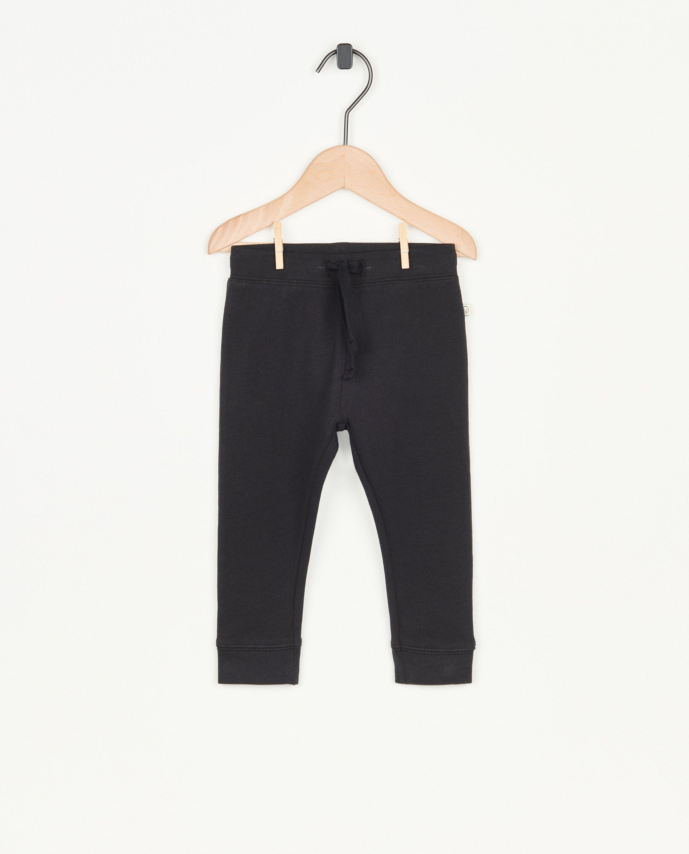 Jogger brun en coton bio - Cuddles and Smiles