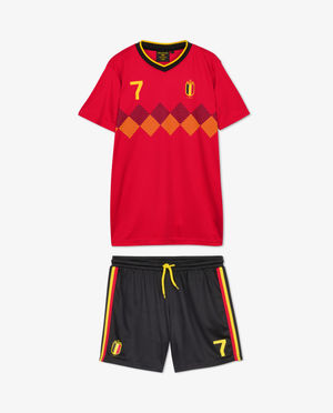 Rode voetbaltenue, unisex, 134-170 - JBC